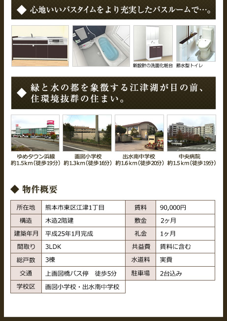 CALO江津 設備・物件概要