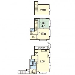 西原1丁目貸家(離れ部分) (0001)