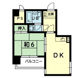 ライオンズマンション九品寺 602号 (0602)