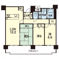 ロイヤルアーク京町 1102号 (1102)