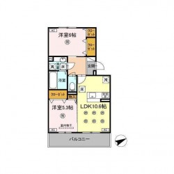 D-ROOM NISHIBARU B棟 (0102)