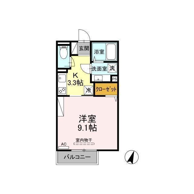 (仮)D-room渡鹿 (201)の画像(2)