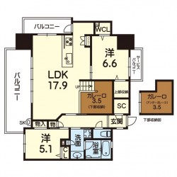 アソシア神水ガーデンテラス 1201号 (1201)