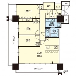 MJR熊本ゲートタワー 1803号 (1803)