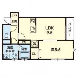 仮)宇土市松山町アパート (B204)