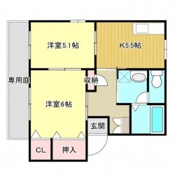 クレールコート小山A・B (B102)