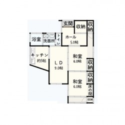 藤崎宮前駅 2SLDK (0001)