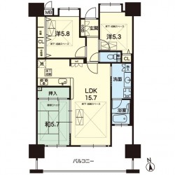 コアマンションルネス九品寺 502号 (0502)