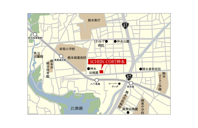 現地案内図